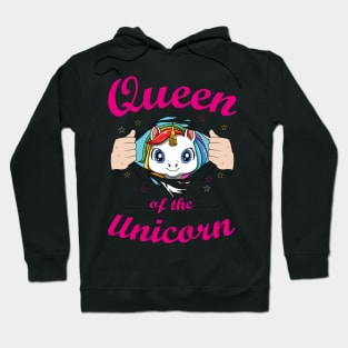 Cute Unicorn Horn Pretty Rainbow Colors Funny Quote Hoodie